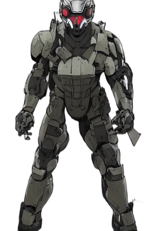 robot, weapon, concept art, 3d render transparent PNG cut-out
