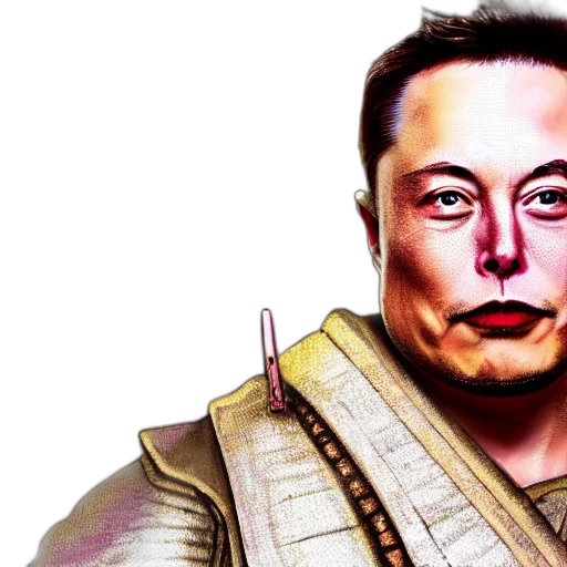 face, robot, staff, comic book art transparent PNG cut-out
