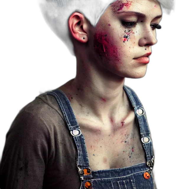 face, photorealistic, concept art, fantasy art transparent PNG cut-out