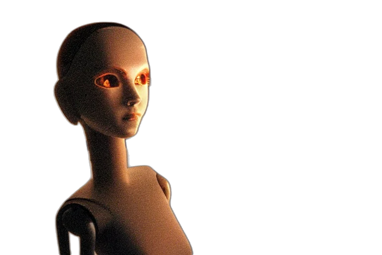 robot, mask, face, creature transparent PNG cut-out