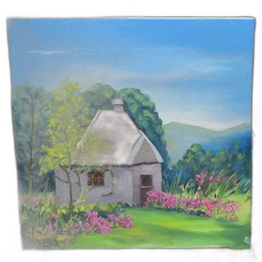 building, oil painting, photorealistic, watercolor transparent PNG cut-out