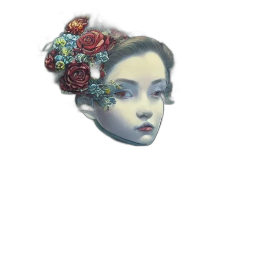 crown, jewelry, face, mask transparent PNG cut-out