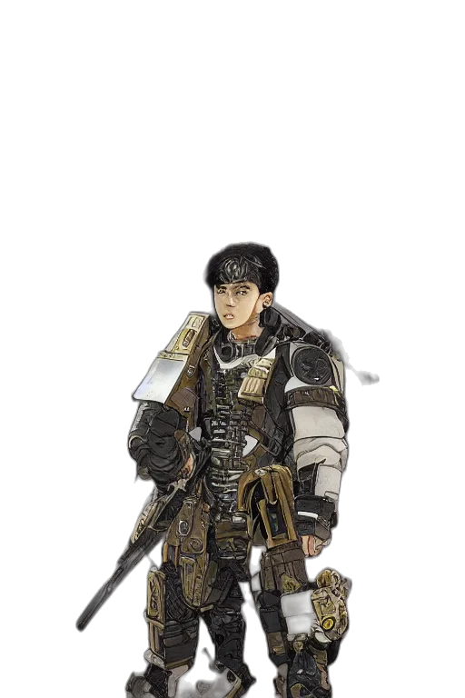 sword, weapon, staff, jacket transparent PNG cut-out