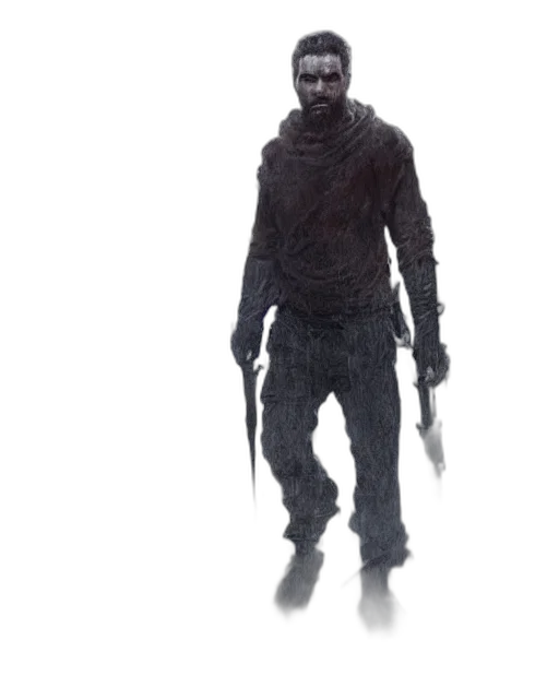 staff, creature, weapon, jacket transparent PNG cut-out
