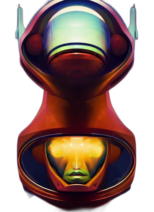 robot, bottle, mask, crown transparent PNG cut-out
