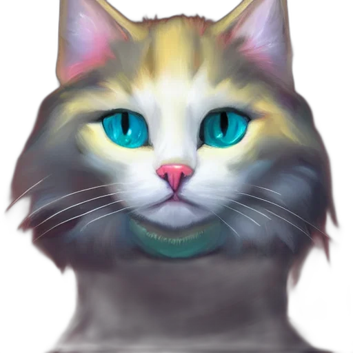 face, animal, staff, photorealistic transparent PNG cut-out