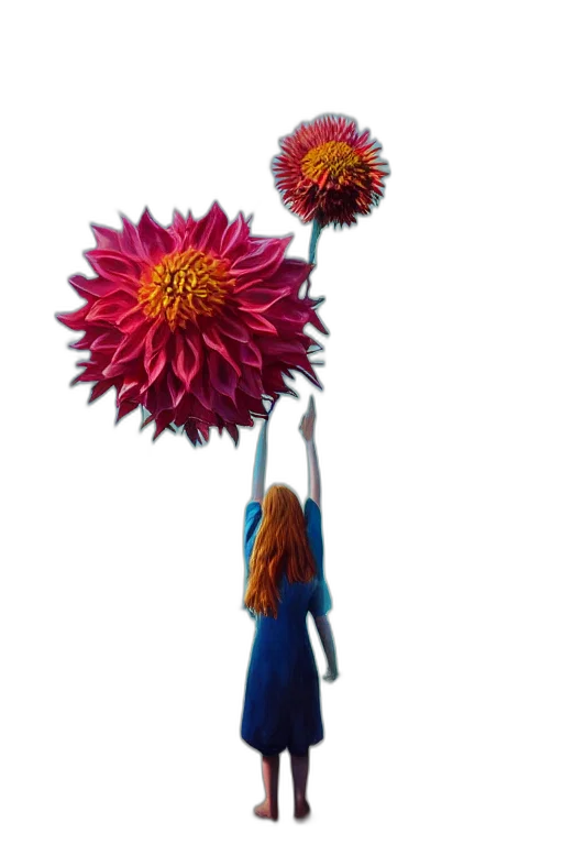 flower, umbrella, staff, crown transparent PNG cut-out