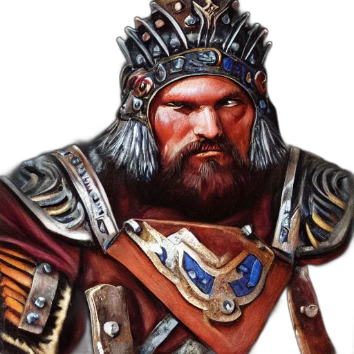 crown, face, sword, staff transparent PNG cut-out