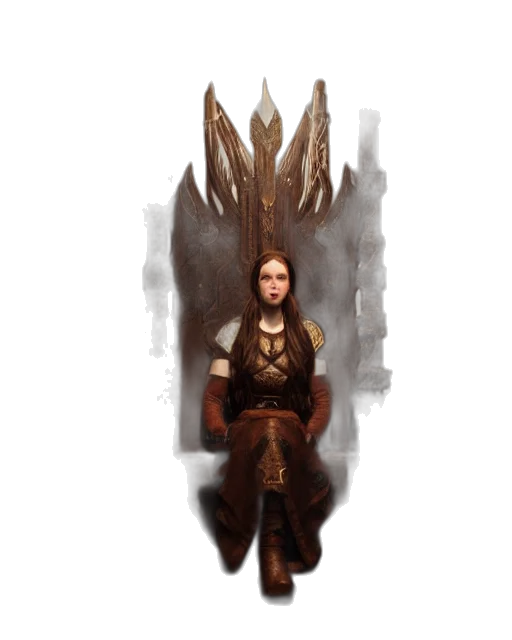 staff, crown, dragon, sword transparent PNG cut-out