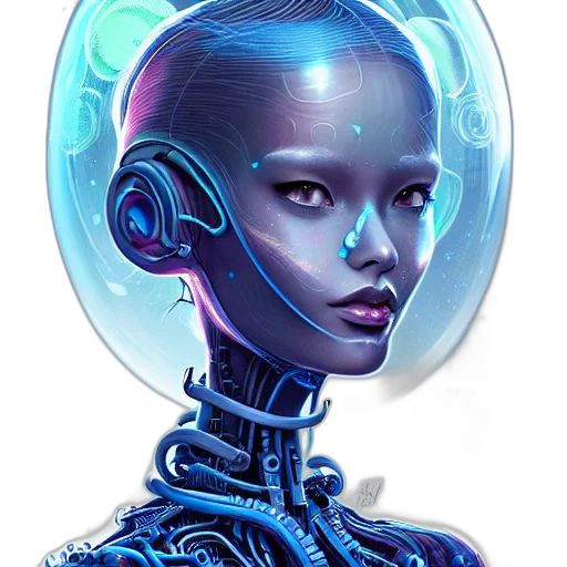 robot, face, mask, concept art transparent PNG cut-out