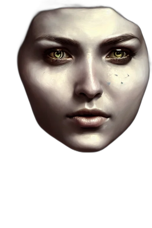 face, mask, jewelry, robot transparent PNG cut-out