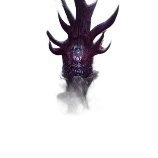 creature, mask, crown, face transparent PNG cut-out