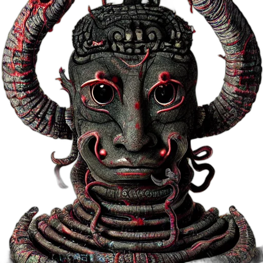 mask, face, staff, dragon transparent PNG cut-out