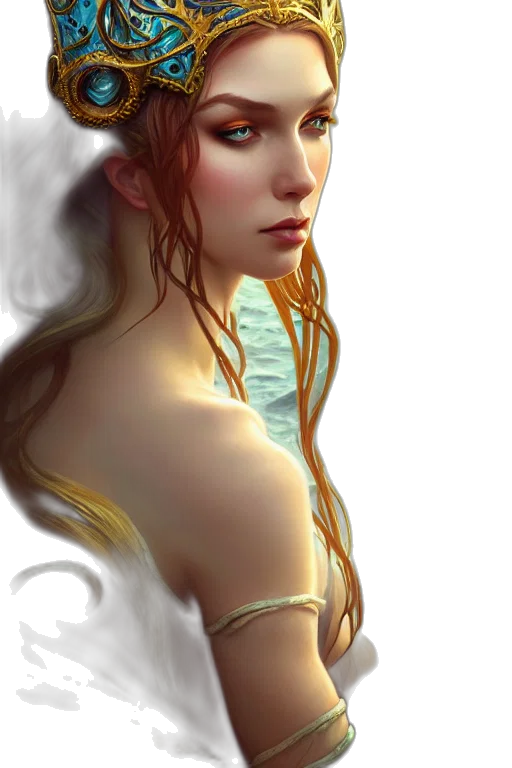 dragon, crown, dress, jewelry transparent PNG cut-out