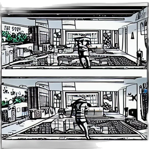 comic book art, concept art, 3d render, cartoon transparent PNG cut-out