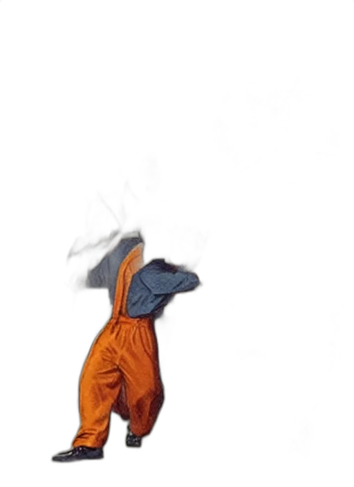 mask, jacket, animal, staff transparent PNG cut-out