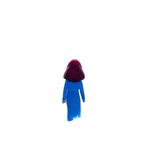 dress, hair, jacket, robot transparent PNG cut-out
