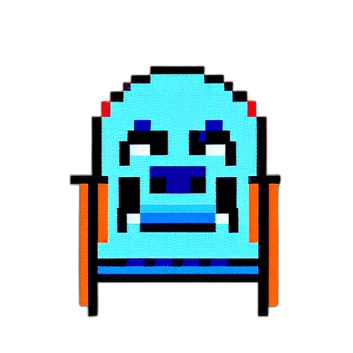 robot, face, staff, creature transparent PNG cut-out