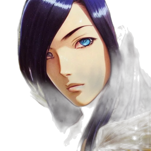 face, mask, staff, fantasy art transparent PNG cut-out