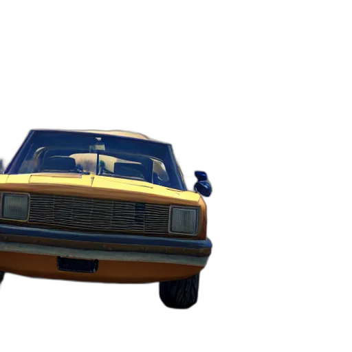 car, weapon, 3d render, concept art transparent PNG cut-out
