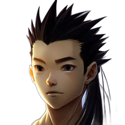 staff, face, dragon, hair transparent PNG cut-out