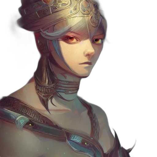 crown, face, robot, hat transparent PNG cut-out