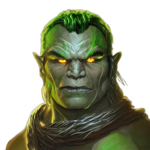 face, mask, staff, fantasy art transparent PNG cut-out