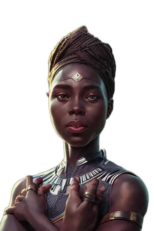 jewelry, face, crown, staff transparent PNG cut-out