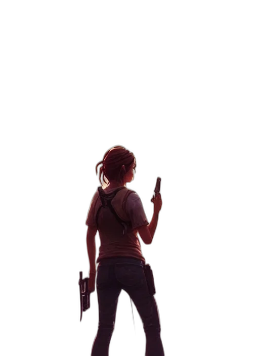 weapon, staff, sword, jacket transparent PNG cut-out