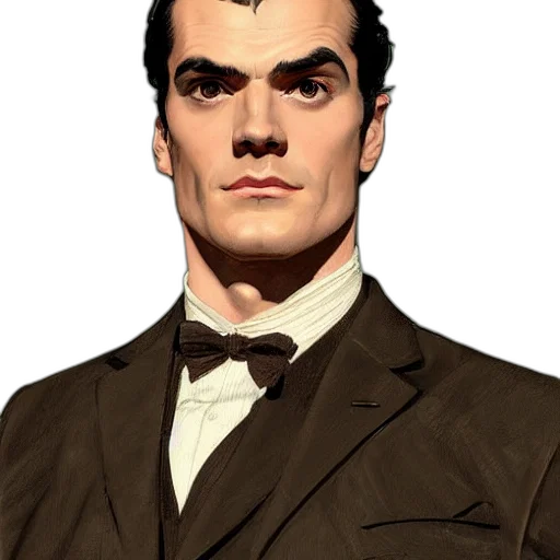 face, staff, comic book art, concept art transparent PNG cut-out