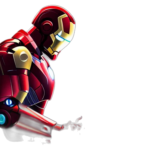 robot, 3d render, concept art, comic book art transparent PNG cut-out