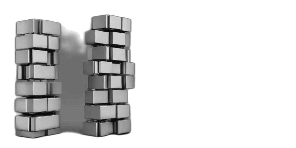 jewelry, 3d render, rectangle, jenga transparent PNG cut-out
