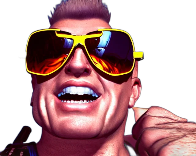 face, 3d render, photorealistic, comic book art transparent PNG cut-out