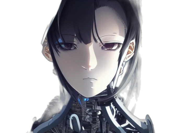 robot, face, mask, staff transparent PNG cut-out