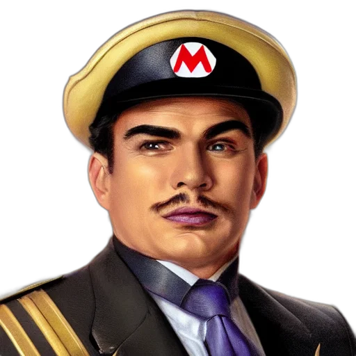 staff, face, hat, pixel art transparent PNG cut-out