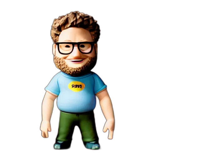 staff, cartoon, pixel art, 3d render transparent PNG cut-out