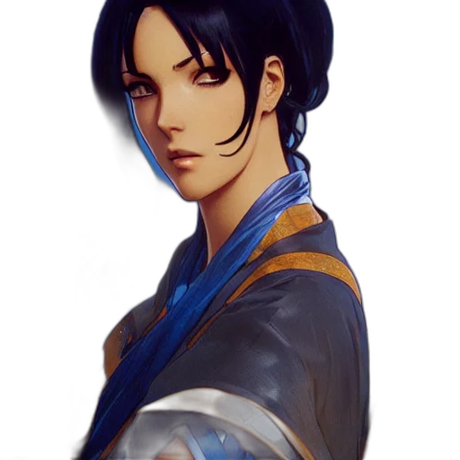 staff, face, jacket, weapon transparent PNG cut-out