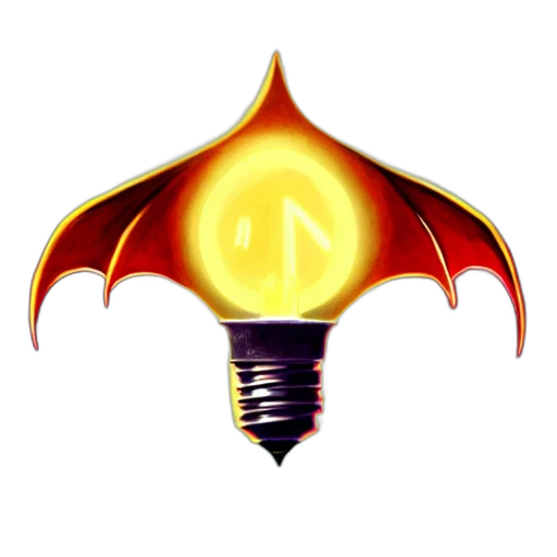 dragon, staff, weapon, umbrella transparent PNG cut-out