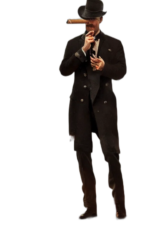 jacket, staff, concept art, cartoon transparent PNG cut-out