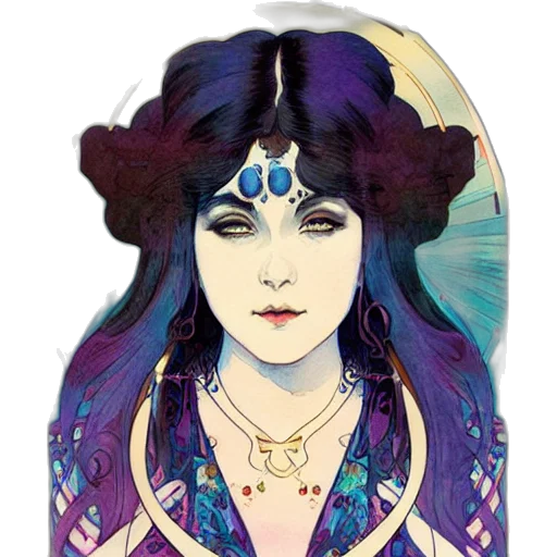 jewelry, mask, fantasy art, concept art transparent PNG cut-out