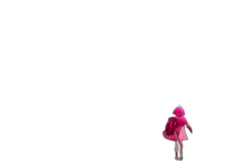 dress, umbrella, robot, creature transparent PNG cut-out