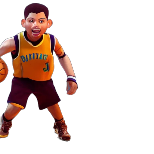 3d render, concept art, cartoon, steve transparent PNG cut-out
