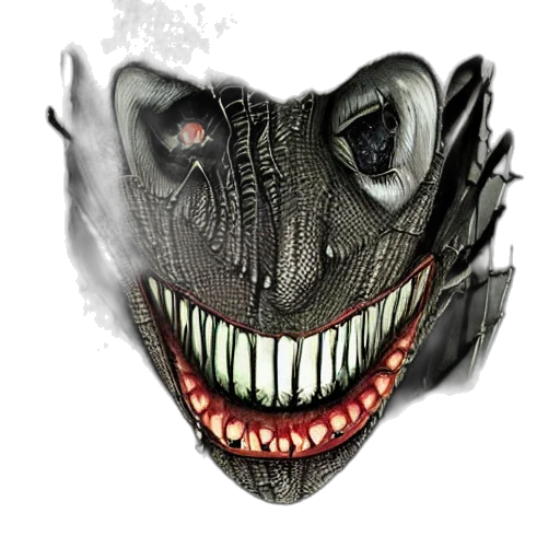 mask, dragon, creature, face transparent PNG cut-out