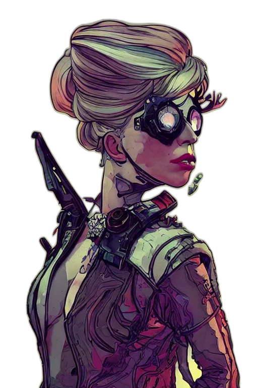 mask, weapon, staff, robot transparent PNG cut-out