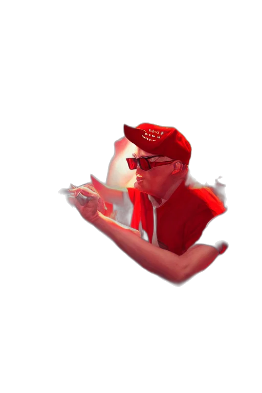 staff, hat, face, animal transparent PNG cut-out