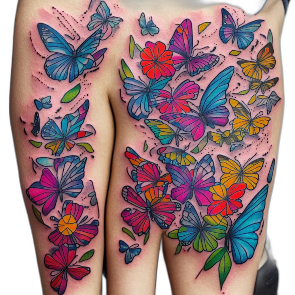 photorealistic, watercolor, concept art, colorful transparent PNG cut-out