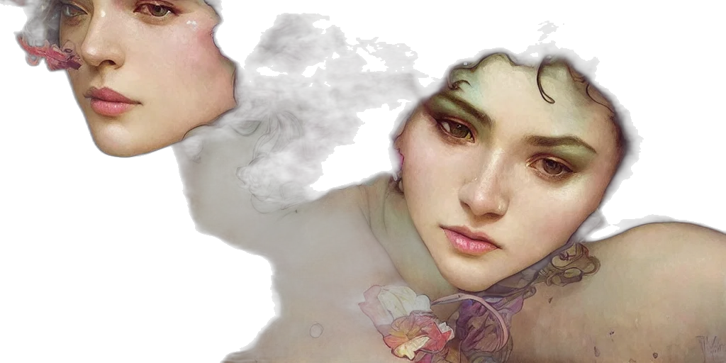 face, photorealistic, fantasy art, concept art transparent PNG cut-out