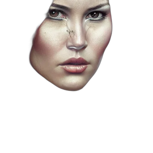 face, mask, crown, robot transparent PNG cut-out