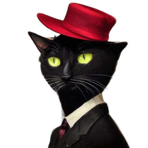 hat, staff, animal, cartoon transparent PNG cut-out