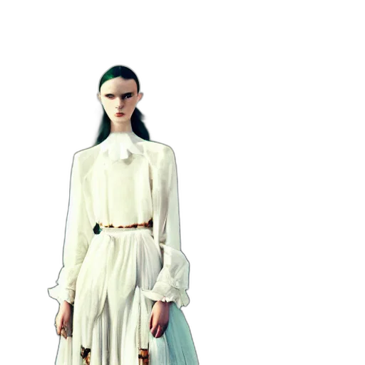 dress, jacket, concept art, 3d render transparent PNG cut-out
